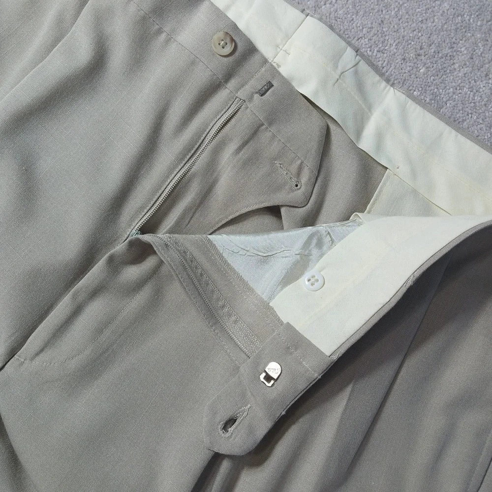 J. Ferrar Tan Suit 2 Piece Set 44S Jacket 2-button Ventless 44x32 Pants NWTS